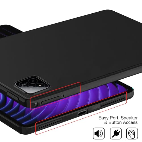 TGK Back Cover for Xiaomi Mi Pad 7 11.2 inch Case/Pad 7 Pro (Black) - Image 4