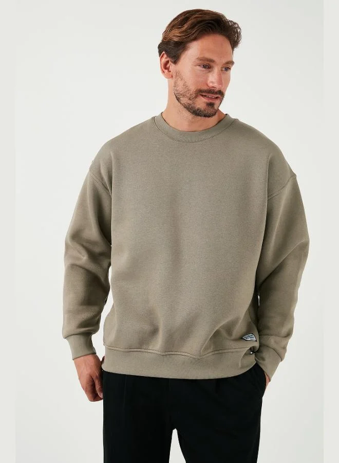 Buratti  Buratti Regular Fit Crew Neck Cotton Fleece Lined Soft Brushed Sweatshirt Men's SWEAT 5905255 for Men | Best Price UAE