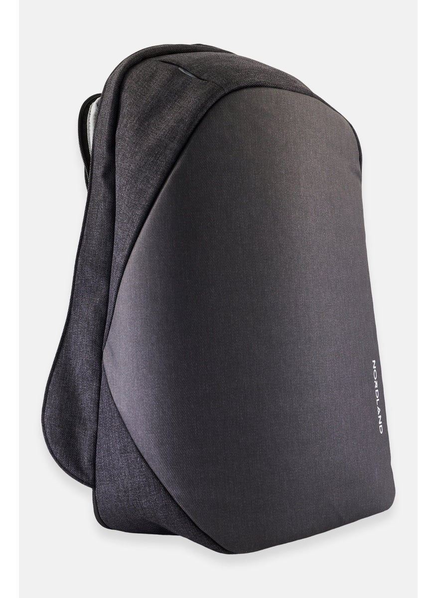 Nordland - Men Brand Logo Bagpack 42 H X 42 L X 14 W cm, Black - Image 1