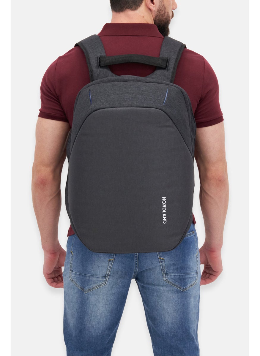 Nordland - Men Brand Logo Bagpack 42 H X 42 L X 14 W cm, Black - Image 1