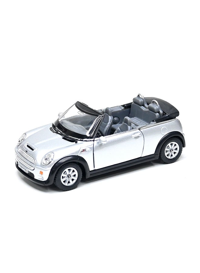 Kinsmart سيارة ميني كوبر إس قابلة للفتح بمقياس 1:36 مع حركة سحب للخلف مصنوعة من سبائك المعادن - Image 1