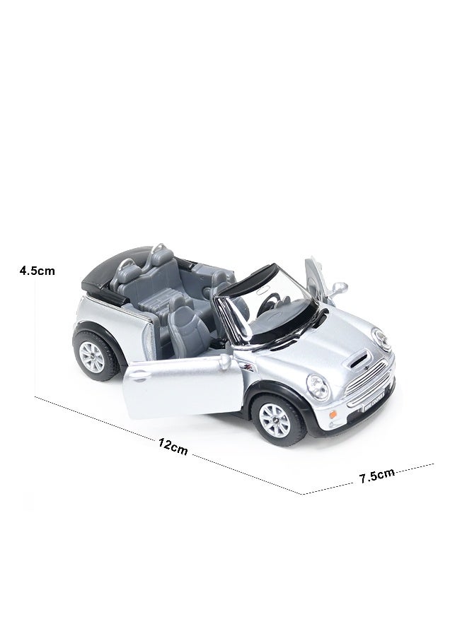 Kinsmart سيارة ميني كوبر إس قابلة للفتح بمقياس 1:36 مع حركة سحب للخلف مصنوعة من سبائك المعادن - Image 3