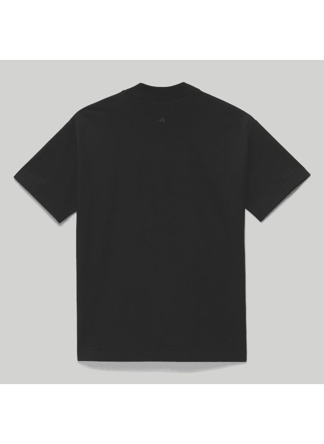 Adidas Adidas One Ctn Jer T Black Basketball T-Shirts For Unisex Xs  - Image 2