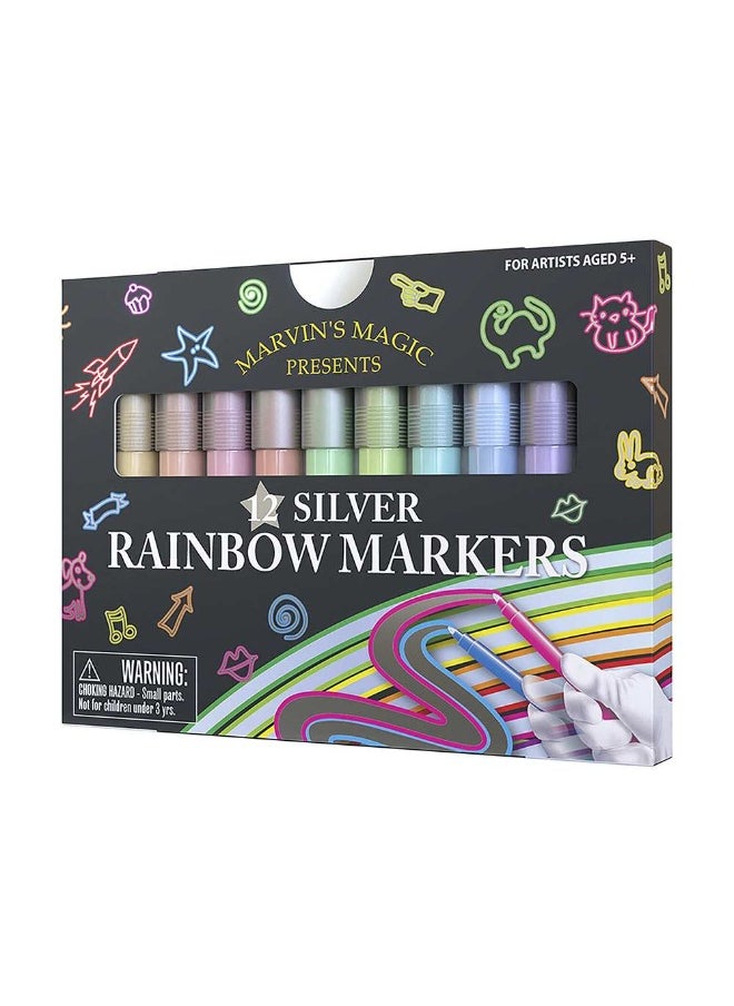 Marvin's Magic - Marvin'S Magic Silver Markers (12 Pack) - Image 1