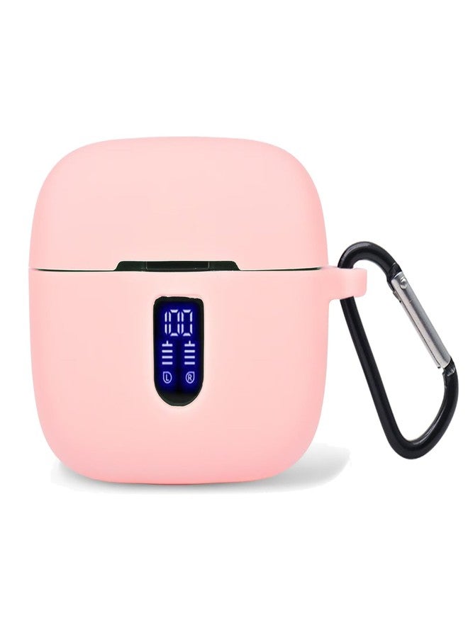 Claiol Premium Silicone Case for TAGRY X08 Wireless Earbuds with Carabiner. (Pink) - Image 1