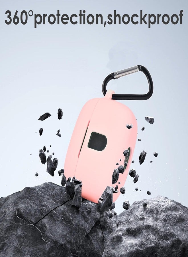 Claiol Premium Silicone Case for TAGRY X08 Wireless Earbuds with Carabiner. (Pink) - Image 2
