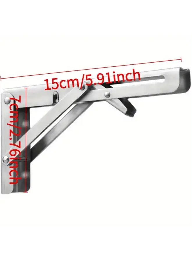 1pc Wall Mounted Folding Table Stainless Steel Bracket For RV And Home Improvement - Image 1