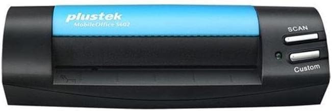 Plustek MobileOffice S602 USB Powered ID and Card Scanner 1200 dpi Optical Resolution 55 Sec Color Scan Speed