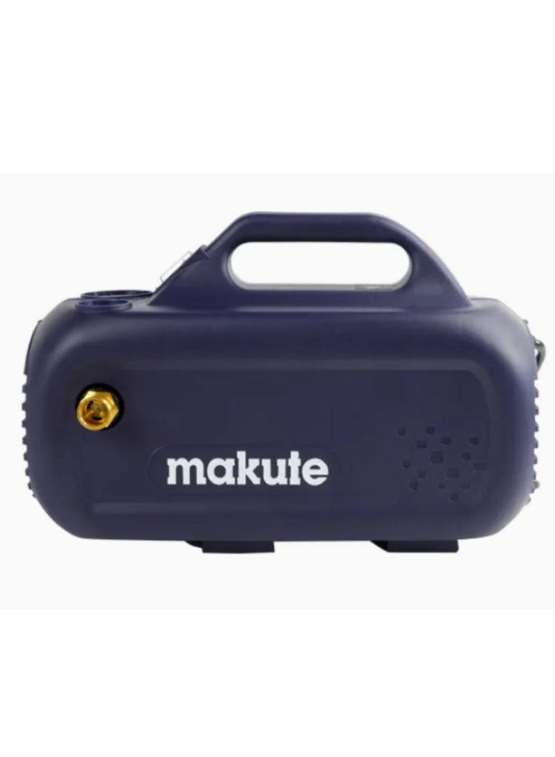 makute Industrial High-Pressure Washer with Copper Induction Motor, Adjustable Pressure Gauge, 60 Bar Working Pressure, 390L/H Flow Rate, Heavy-Duty Cleaning Machine, 1200W, HPW122-60D - Image 2