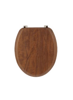 Tendance MDF Wood Toilet Seat with Fixing Kit Rustic Acacia 18 Inch 4119167  - Image 1