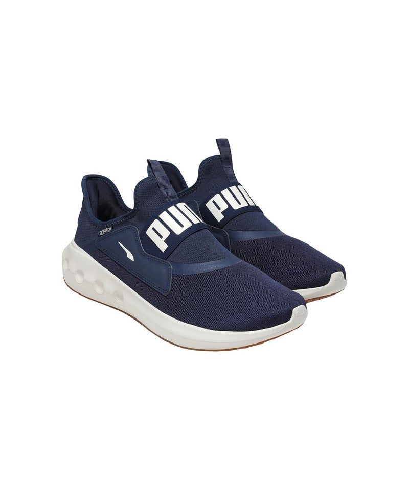 Puma, Unisex-Adult, Softride Carson Sliptech II, Navy-Alpine Snow-Gum, Running Shoe, 10UK, (31172410) - Image 5