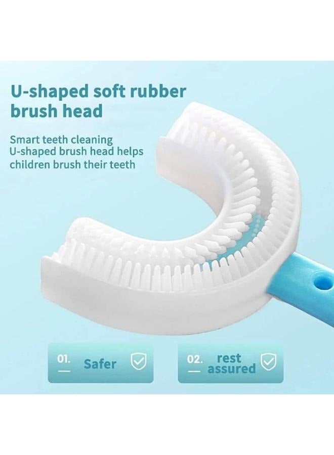 إيزي لايف فرشاة أسنان على شكل حرف U للأطفال من عمر 2 إلى 12 سنة - Image 3