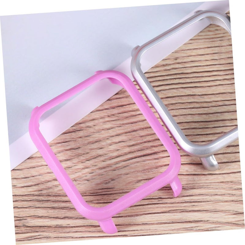 Red 3Pcs TPU Protective Watch Case Scratch Bumper Slim Design Easy Installation Durable - Image 3