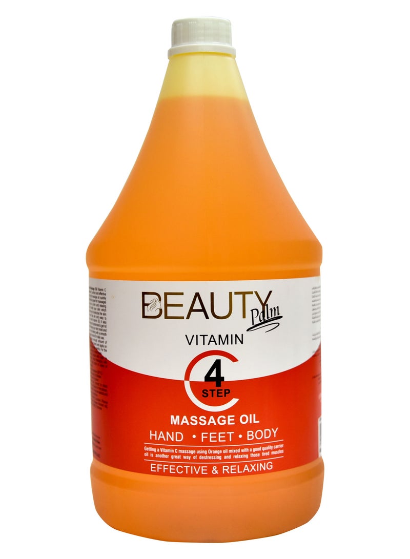 Beauty Palm Vitamin C Massage Oil 1Gallon For All Skin Types  - Image 1
