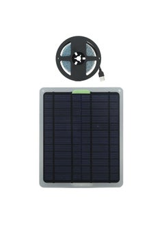 Thoraya Solar Plant Growth Light Strip 20W IP65 Waterproof LED Grow Lamp Strip with Battery Protection Box for Greenhouse 9.8ft  - Image 3