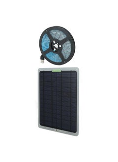 Thoraya Solar Plant Growth Light Strip 20W IP65 Waterproof LED Grow Lamp Strip with Battery Protection Box for Greenhouse 9.8ft  - Image 4