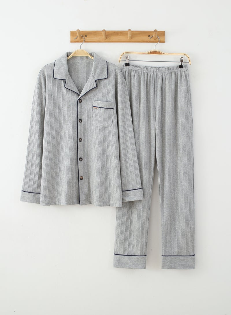 2-Piece Striped Pyjama Set(Male)  - Image 1
