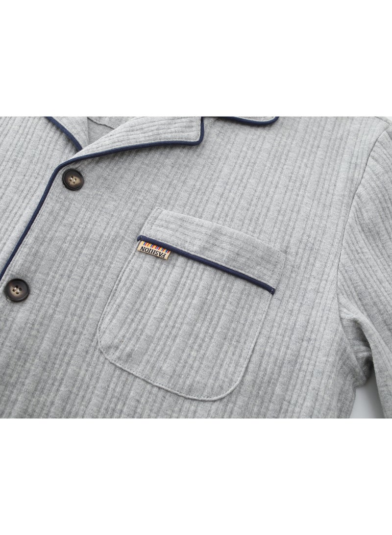 2-Piece Striped Pyjama Set(Male)  - Image 4