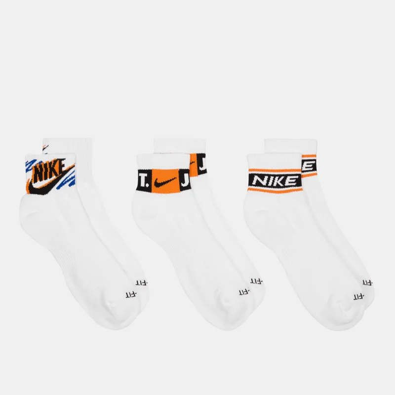 Nike Men's Everyday Plus Training Ankle Socks (3 Pairs)