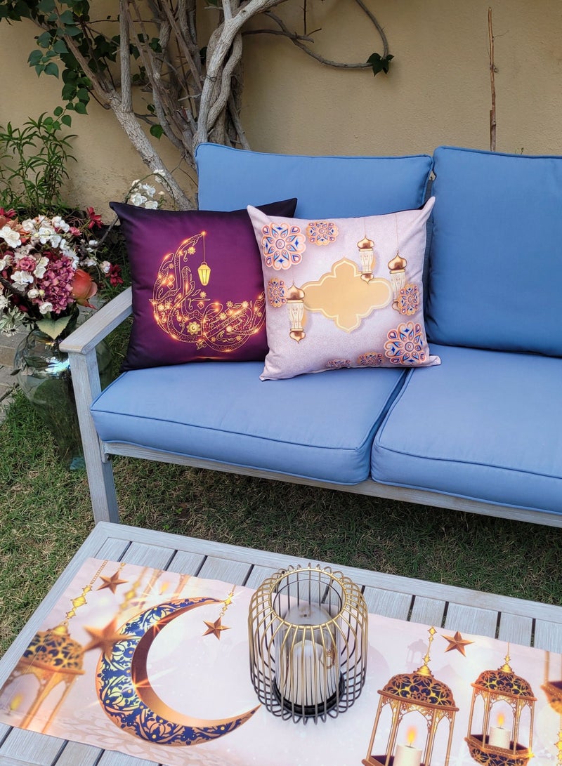 Alwan Set of 2 Ramadan Kareem Cushion Covers - Image 2