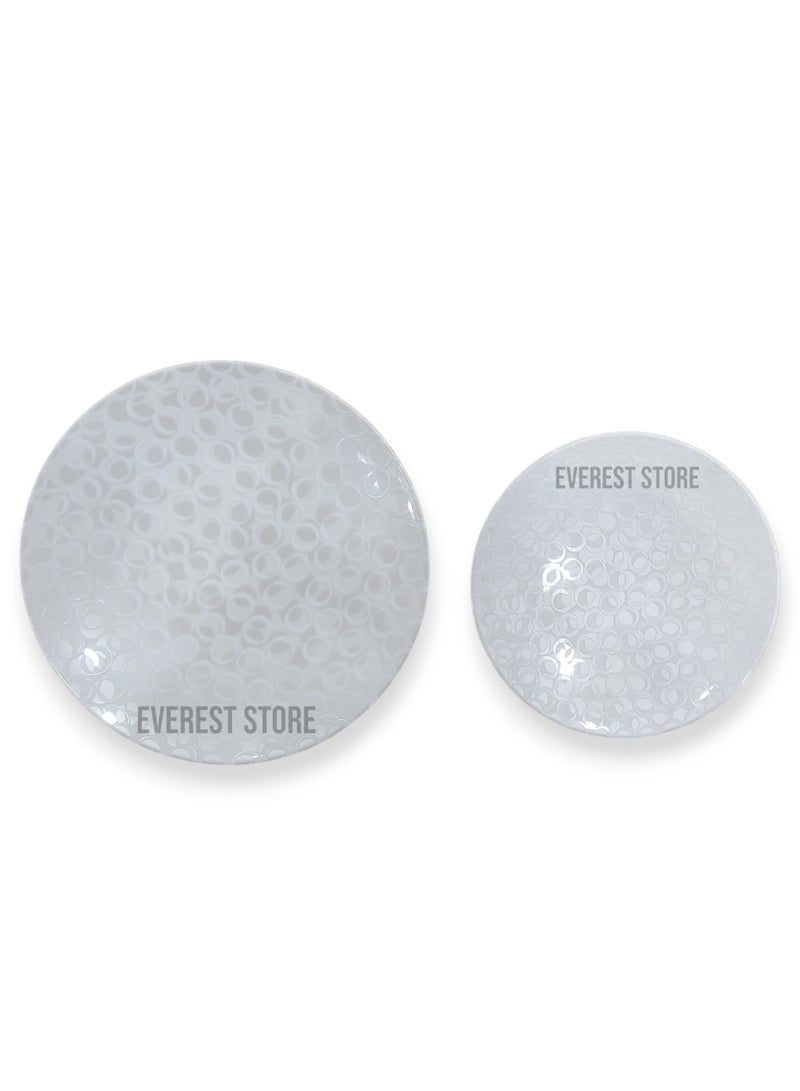 فتحى محمود بورسلين طقم اطباق عشاء ٢٤ قطعة فتحي محمود - لوتس - Image 2