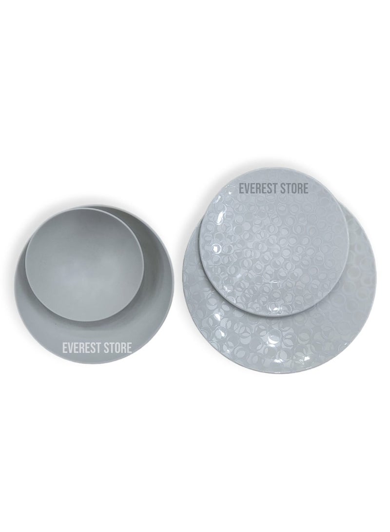 فتحى محمود بورسلين طقم اطباق عشاء ٢٤ قطعة فتحي محمود - لوتس - Image 3