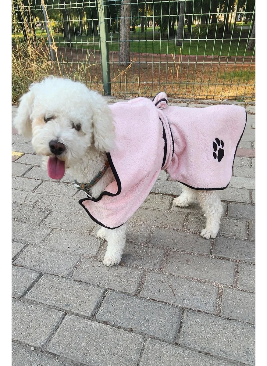Cotenconcept 2-Pack Cotton and Hooded Dog Bathrobe
