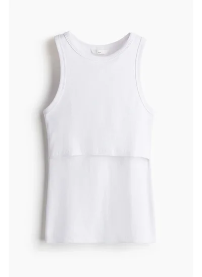 H&M MAMA Ribbed nursing vest top