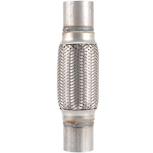 ZEONHAK 4 Pack 2 x 6 Inches Stainless Steel Heavy Duty Exhaust Flex Pipe, Double Braid Exhaust Flex Tube, Overall Length 10 Inches - Image 4