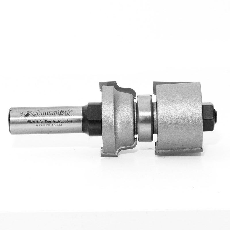Amana Tool 55340 Carbide Tipped Reversible Ogee Window Sash & Rail Router Bit - 1/8 Radius x 1-9/64 Diameter - Image 4