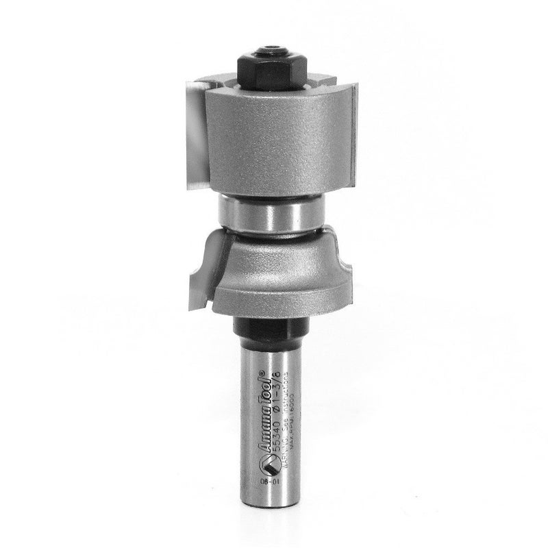 Amana Tool 55340 Carbide Tipped Reversible Ogee Window Sash & Rail Router Bit - 1/8 Radius x 1-9/64 Diameter - Image 1