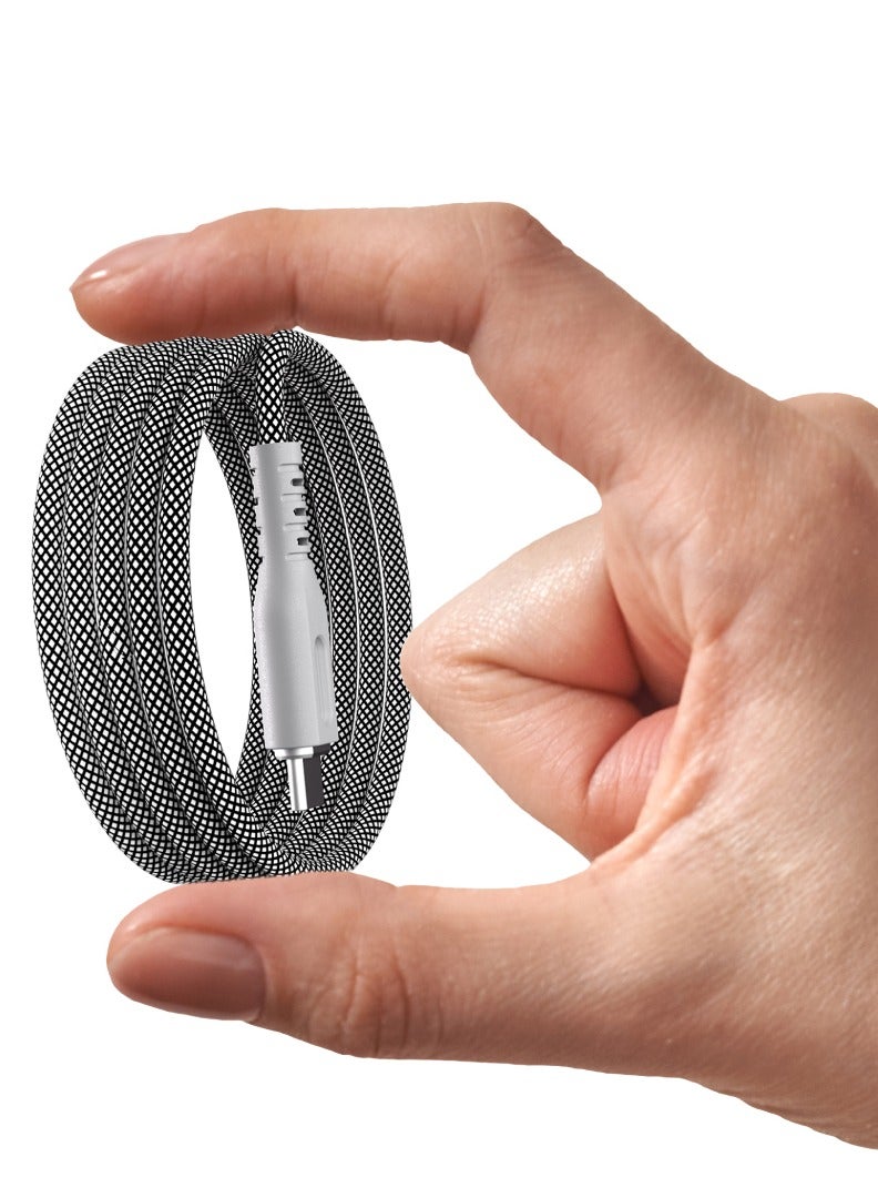 blupebble PowerFlow 60W PD Magnetic USB-C to USB-C Cable 1M | Fast Charging & Data Transfer Type-C Cable for MacBook, iPhone 16, iPad Pro, Samsung & Android | Strong Magnetic Tip, Braided, Durable - Image 3