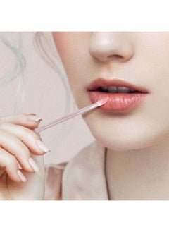 g2plus 100Pcs Glitter Crystal Lip Brush Disposable Lip Brushes Lip Gloss Applicators Lipstick Gloss Wands Applicator Perfect Makeup Tool Kits (Pink)  - Image 5