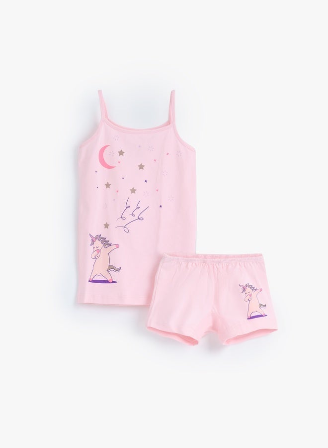 طقم داخلي قطن بناتي