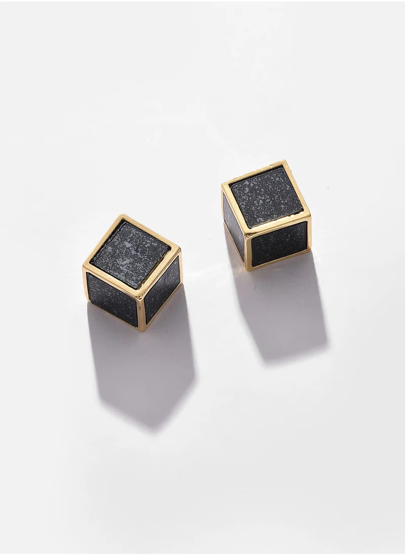 SOHI Cube Stud Earrings