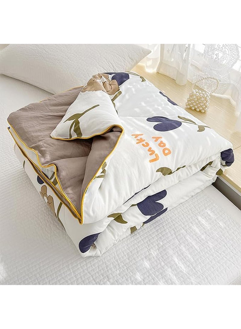 LIMOS Jersey Cotton Quilted Toddler Blanket Soft Lightweight Baby Quilt for Boys & Girls Breathable Machine Washable Cozy Crib Blanket - Image 3
