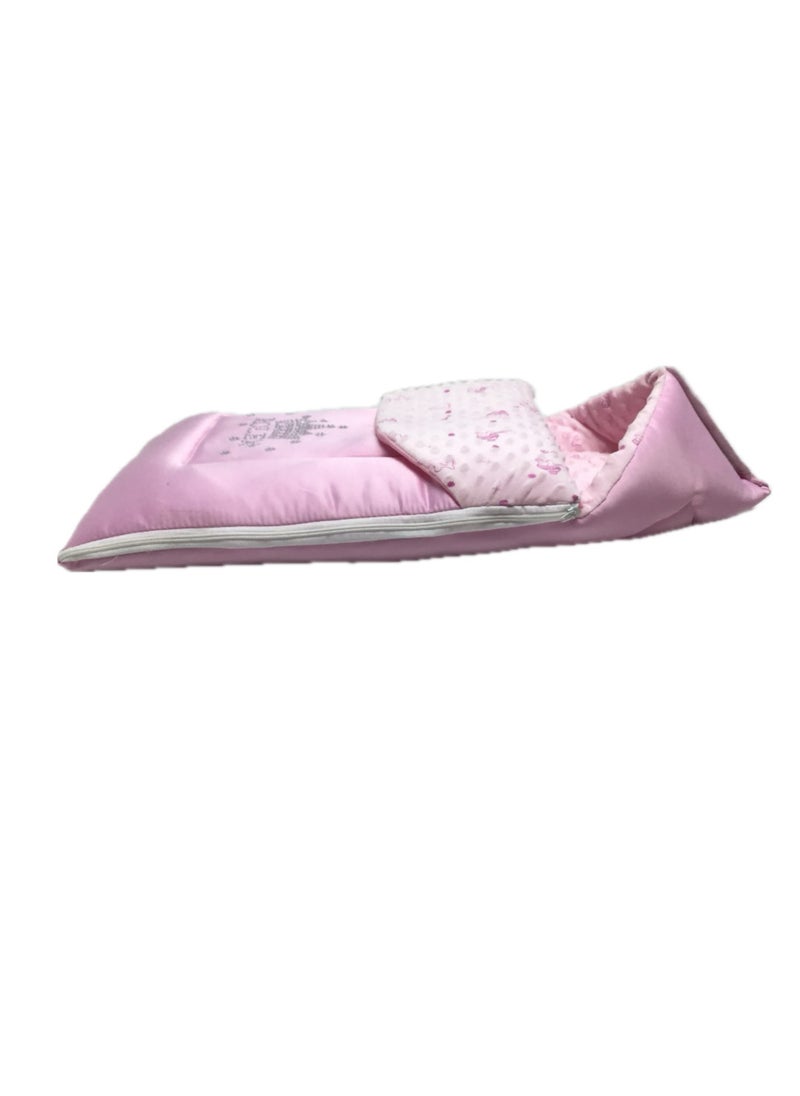 Sweet baby Glamour Satin Baby Sleeping Bag with Embedded Stones comforter bag for sleeping solution  - Image 2