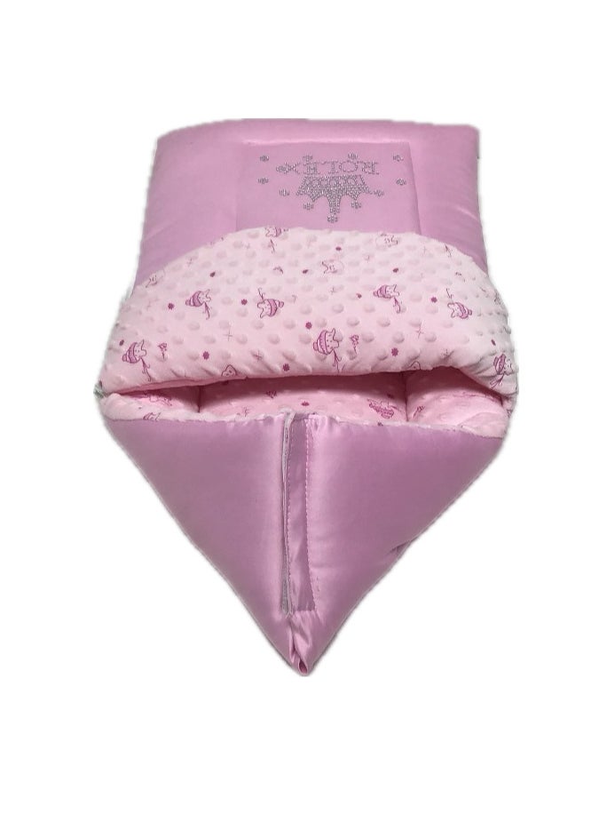 Sweet baby Glamour Satin Baby Sleeping Bag with Embedded Stones comforter bag for sleeping solution  - Image 4