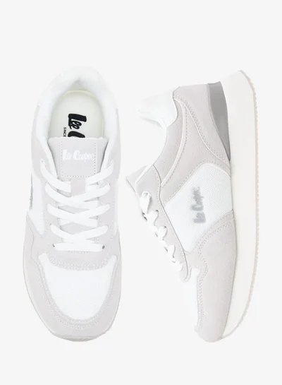 Lee Cooper Women's Mesh Sneakers with Lace-Up Closure
