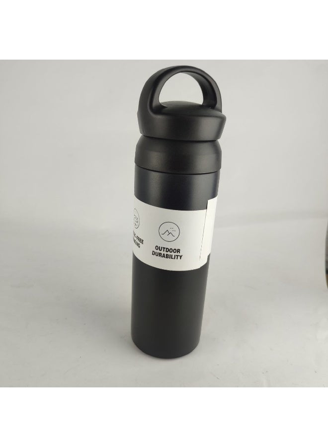 Vacuum Insulated Water Bottle - 500ml, Hot & Cold Thermos, Leak-Proof Lid with Carry Handle - Image 4