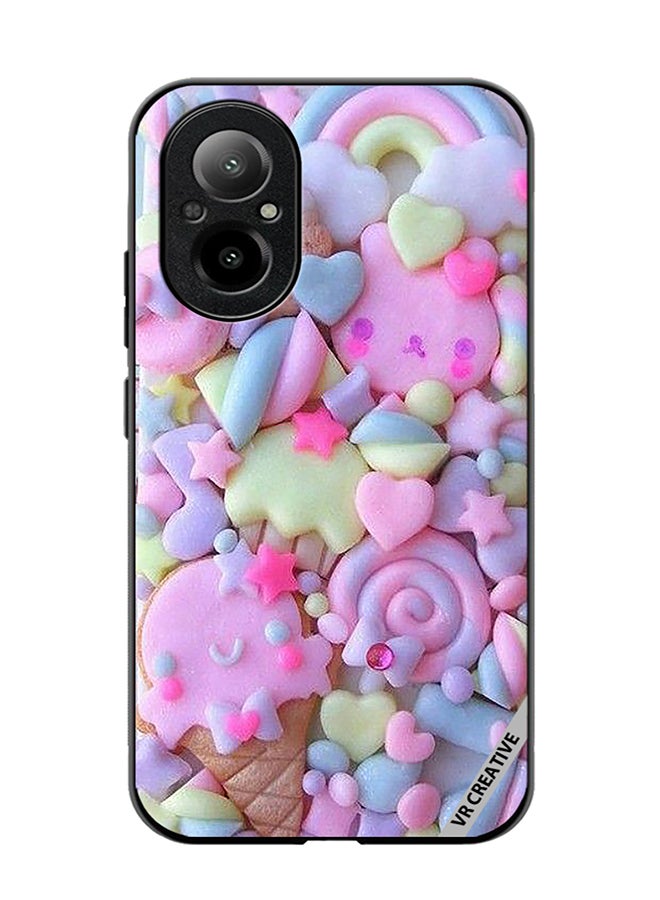 VR CREATIVE Protective Case Cover For Realme C67 4G Kawai Decoden Design Multicolour - Image 1