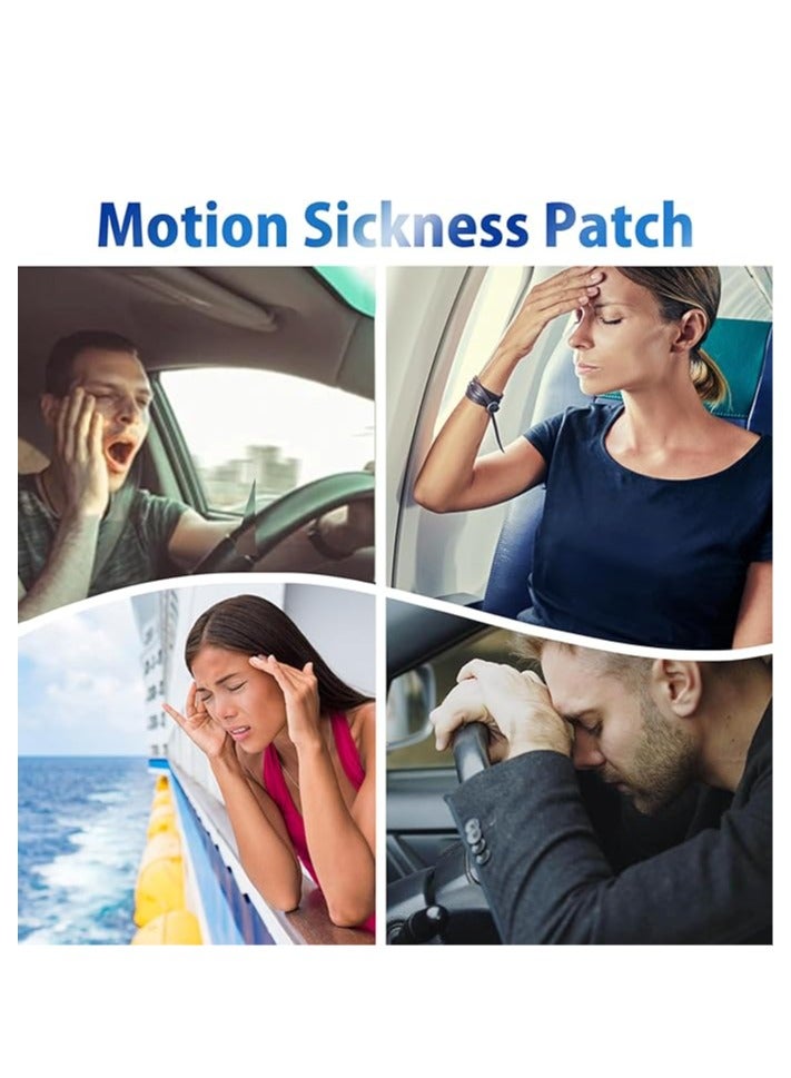 Sefudun Motion Sickness Patches for Cruise Car Trains and Airplane 40 Patches Effective for Anti Nausea Patch Sea Motion Sickness Patch for Kids and Adult Nausea Relief Behind Ear Patch for Motion Sickne - Image 3