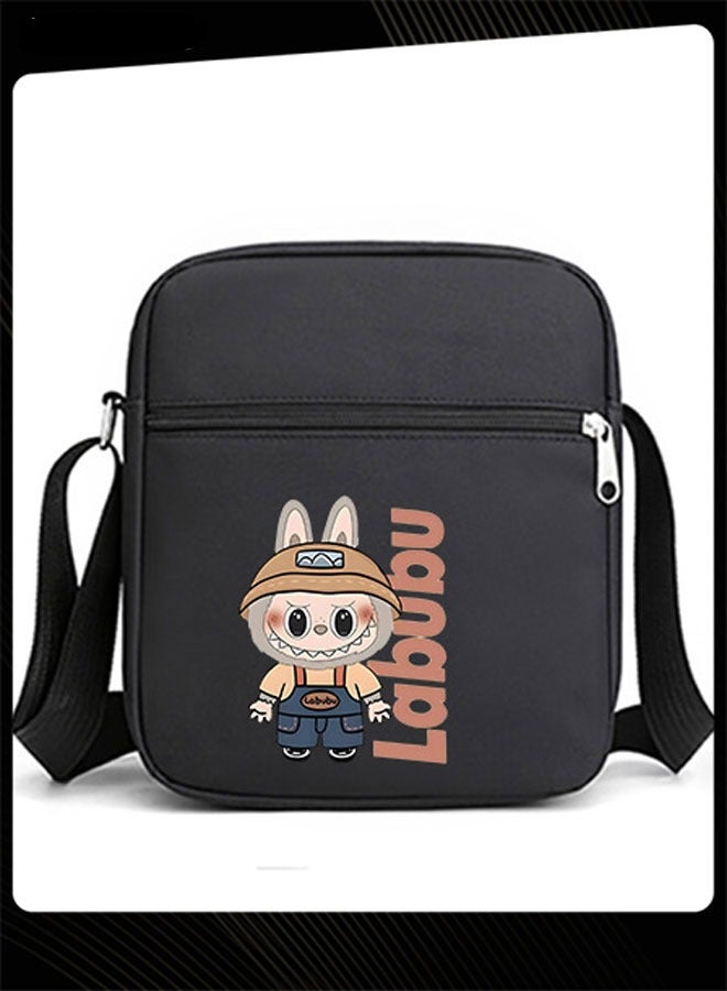 New Style 3-piece Labubu Cartoon Lovely School Bag Set Large Capacity Wear-resistant Student Backpack for Primary Middle High School Students - Image 3