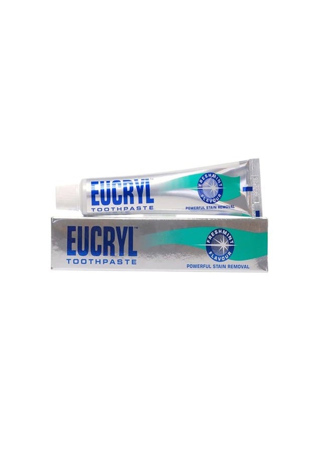 EUCRYL SMOKERS TOOTHPASTE FRESHMINT 50ML POWERFUL STAIN REMOVAL by Eucryl - Image 1