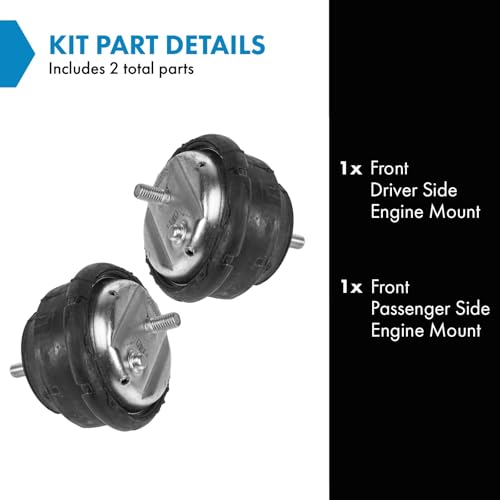 TRQ Hydraulic Engine Mount Pair Set Compatible with BMW Z4 3 Series - Image 2