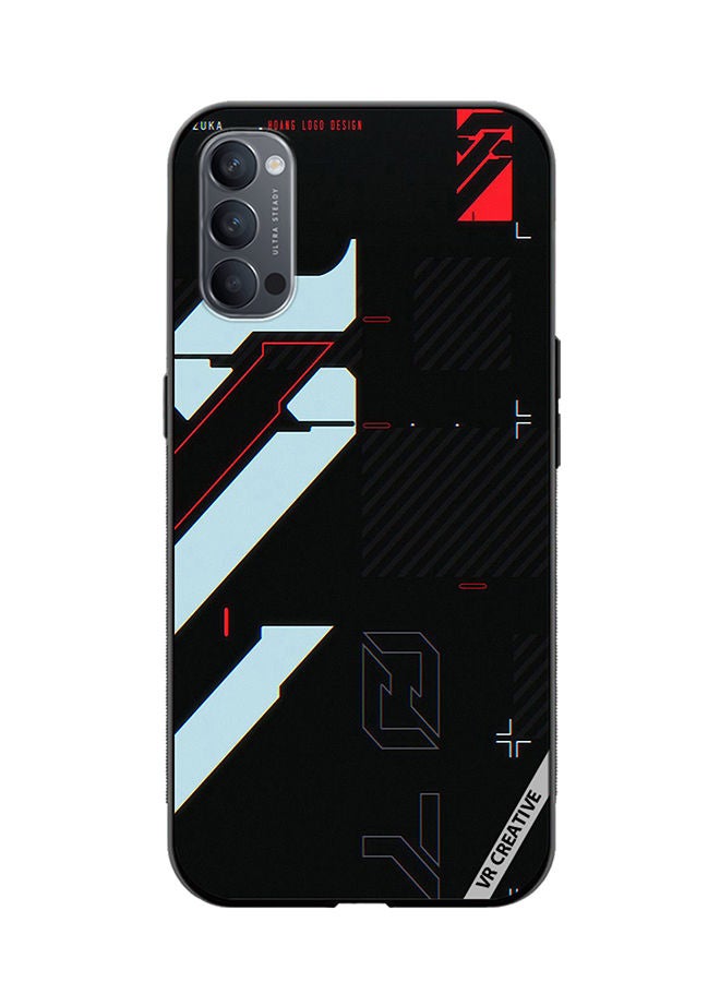 VR CREATIVE Protective Case Cover For Oppo Reno4 Pro 5G Hoang Logo Design  Multicolour - Image 1