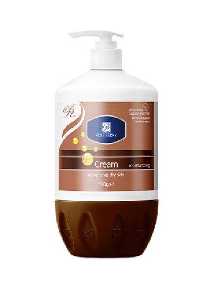 ROSE BERRY Nourishing moisturizing cream for dry skin with cocoa butter 500 ml - Image 1
