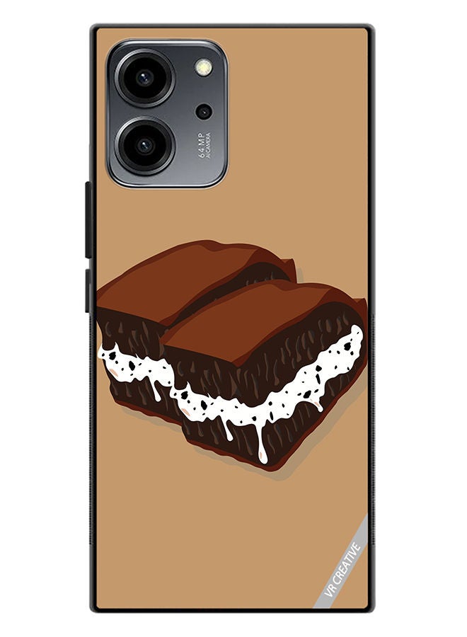 VR CREATIVE Protective Case Cover For Honor 80 SE Brownies Design Multicolour - Image 1