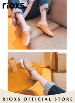 Women's Flat Mules Closed Toe Sandals Fashion Comfortable Slippers Slip-On Backless Mule Shoes - pzsku/Z14961F1BBBD5E1A6FCBEZ/45/_/1720687295/47a5d1c2-3792-4200-82f2-517793de1a04