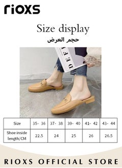 Women's Flat Mules Closed Toe Sandals Fashion Comfortable Slippers Slip-On Backless Mule Shoes - pzsku/Z14961F1BBBD5E1A6FCBEZ/45/_/1720687296/024d8528-b870-4d8b-a621-0e77b297b9bb